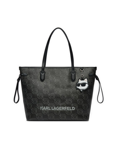 Дамска чанта KARL LAGERFELD A1W30389 Черен