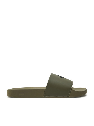 Чехли Tommy Hilfiger Embroid Hilfiger 85 Pool Slide FM0FM05342 Зелен