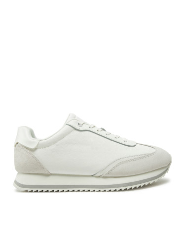 Сникърси Calvin Klein Runner Lace Up - Mono Mix HW0HW02294 Бял