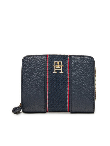 Малък дамски портфейл Tommy Hilfiger Th Legacy Med Za AW0AW16924 Тъмносин