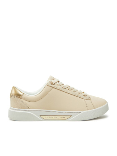 Сникърси Tommy Hilfiger Chic Court Sneaker FW0FW08382 Бежов