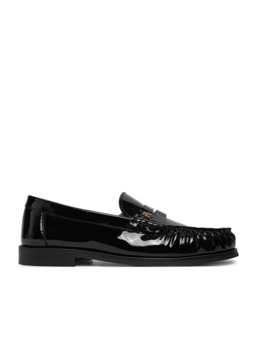 Балеринки Tommy Hilfiger Loafer Mit Label-Detail FW0FW08565 Черен