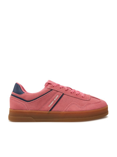 Сникърси Tommy Jeans The Greenwich Suede EN0EN02696 Розов