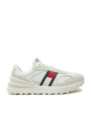 Сникърси Tommy Jeans Tjm Technical Runner Ess EM0EM01537 Бял