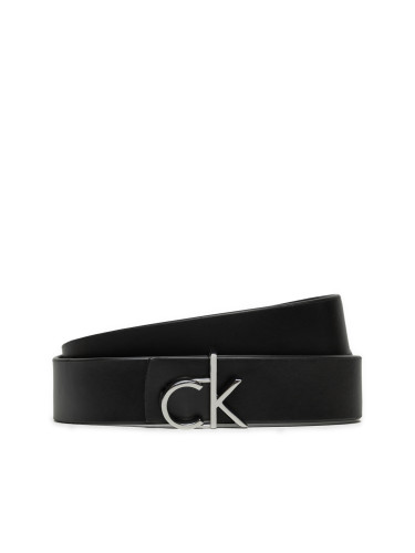 Дамски колан Calvin Klein Ck Logo Reversible Belt 3.0 K60K613074 Черен