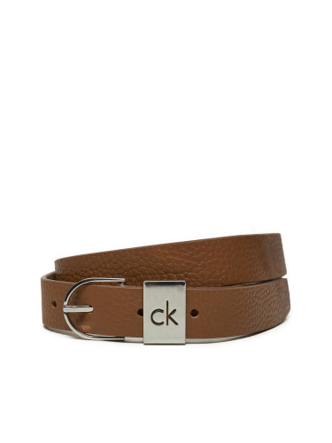 Дамски колан Calvin Klein Ck Loop Thin Round Buckle 2.5 K60K612856 Кафяв