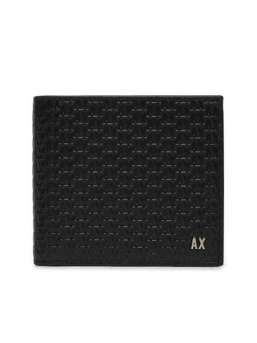 Голям мъжки портфейл Armani Exchange 958097 4R847 00020 Черен