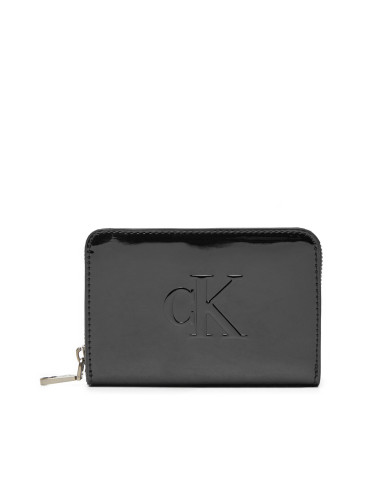 Малък дамски портфейл Calvin Klein K60K613059 Черен