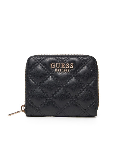 Малък дамски портфейл Guess SWQG87 48137 Черен