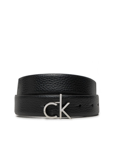 Дамски колан Calvin Klein Ck Logo Buckle Belt 3.0_Pbl K60K613073 Черен