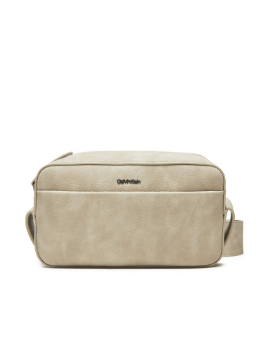 Мъжка чантичка Calvin Klein Ck Refined Camera Bag Nubuck K50K512748 Бежов