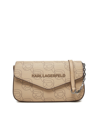 Дамска чанта KARL LAGERFELD A1W32045 Бежов