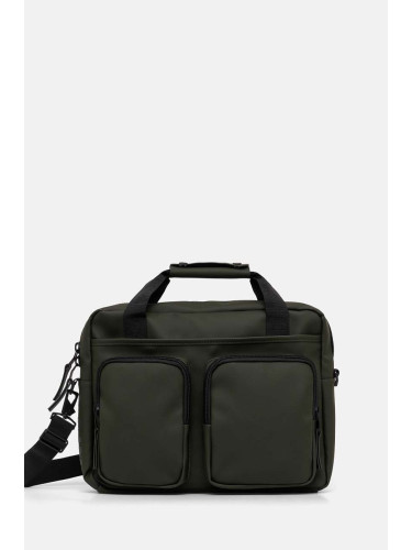 Чанта Rains Texel Tech Bag W3 в зелено 14250-03