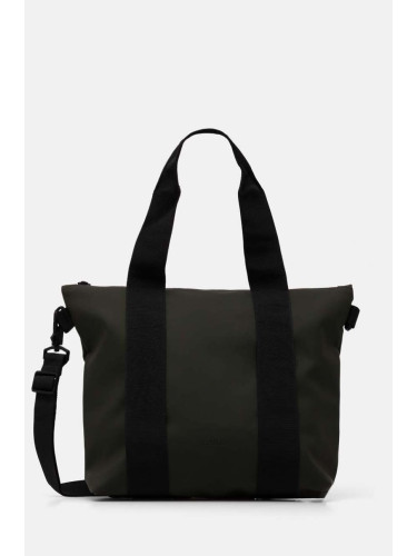 Чанта Rains Tote Bag Micro W3 в зелено 14180-03