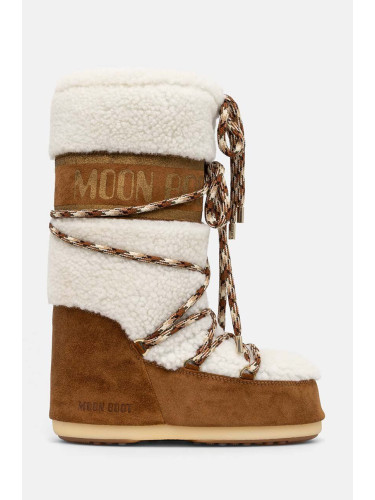 Велурени апрески Moon Boot MB ICON SHEARLING в кафяво 80D1402610 MA03