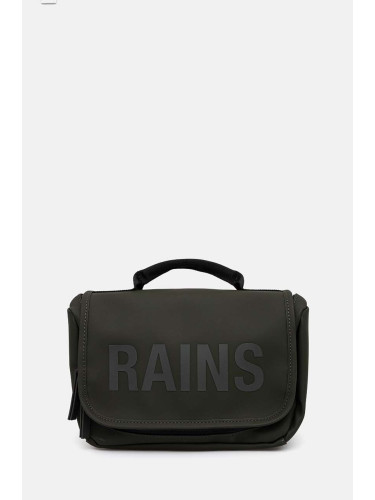 Козметична чанта Rains Texel Wash Bag W3 в зелено 16310-03