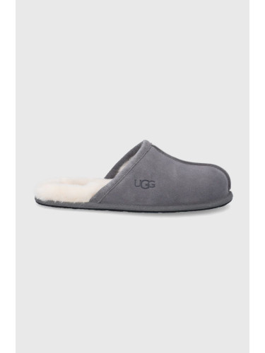 Вълнени пантофи UGG Scuff в сиво 1101111-DGRY