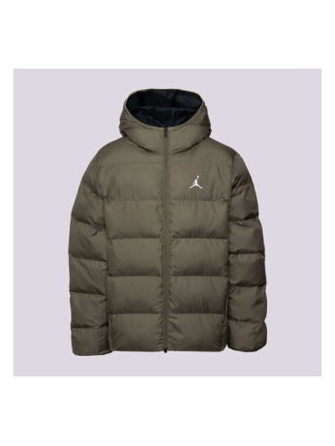 Jordan Яке Пухен M J Brkln Puffer Jkt мъжки Дрехи Зимни якета FV7317-222 Каки