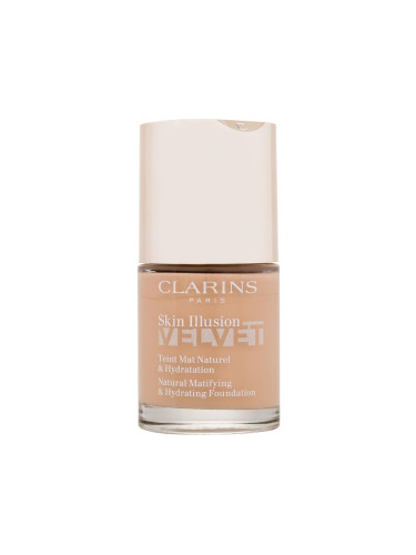 Clarins Skin Illusion Velvet Фон дьо тен за жени 30 ml Нюанс 108W