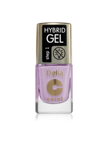 Delia Cosmetics Coral Nail Enamel Hybrid Gel гел лак за нокти цвят 141 11 мл.