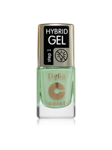 Delia Cosmetics Coral Nail Enamel Hybrid Gel гел лак за нокти цвят 138 11 мл.