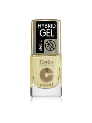 Delia Cosmetics Coral Nail Enamel Hybrid Gel гел лак за нокти цвят 137 11 мл.