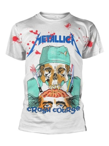 Metallica Риза Crash Course In Brain Surgery White 2XL