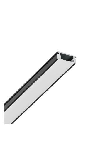 Алуминиев профил за LED лента, повърхностен монтаж, 7x17x2000mm, BRAYTRON