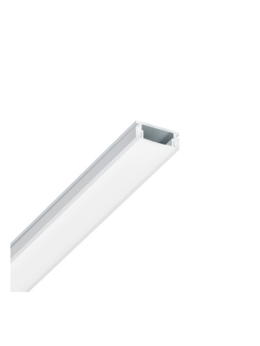 Алуминиев профил за LED лента, повърхностен монтаж, 7x17x2000mm, BRAYTRON