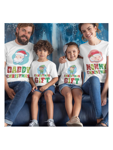 Комплект тениски - Mommy, Daddy and Christmas gift 3