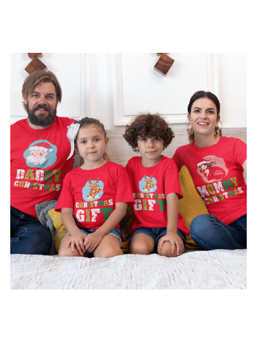 Комплект тениски - Mommy, Daddy and Christmas gift 4