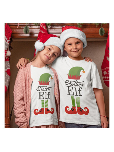 Комплект тениски - Sister and Baby Elf