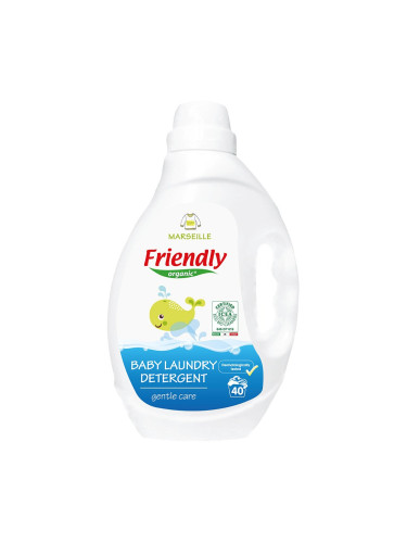 Бебешки препарат за пране Friendly Organic , 2 л, марсилия