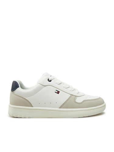 Tommy Hilfiger Сникърси Low Cut Lace-Up Sneaker T3X9-33849-1269 S Бял