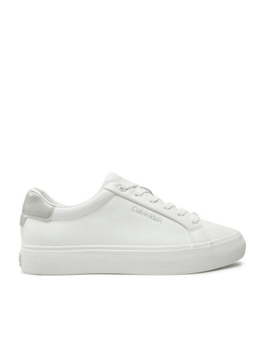 Calvin Klein Сникърси Vulc Lace Up Texture Fox - Lth HW0HW02439 Бял