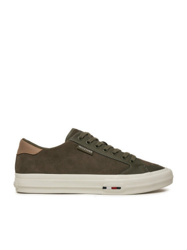 Tommy Hilfiger Сникърси Vulc Street Low FM0FM05458 Зелен