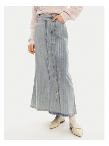 Munthe Дънкова пола Saima 244121424405 Син Regular Fit