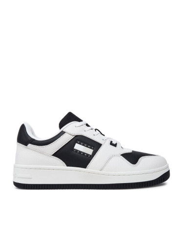 Tommy Jeans Сникърси Tjm Retro Basket Cupsole Tumble EM0EM01513 Бял