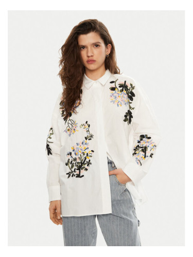 Munthe Риза Singus 244100224422 Бял Regular Fit