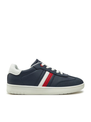 Tommy Hilfiger Сникърси Stripe Low Cut Lace-Up Sneaker T3X9-33851-1269 S Тъмносин