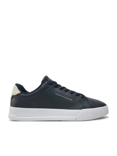 Tommy Hilfiger Сникърси Th Court Lth Detail Ess FM0FM05367 Тъмносин