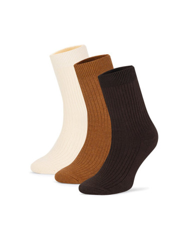 Gino Rossi Дълги чорапи 3MB-003-AW24 (3-pack) Цветен