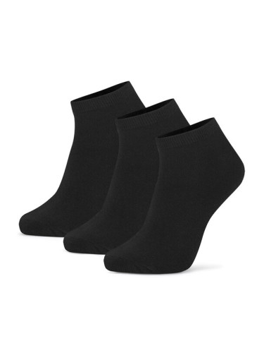 Gino Rossi Къси чорапи 3MB-001-AW24 (3-pack) Черен