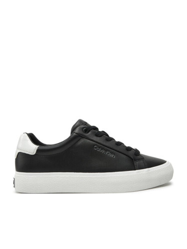 Calvin Klein Сникърси Vulc Lace Up Texture Fox - Lth HW0HW02439 Черен