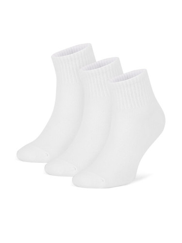 Sprandi Комплект 3 чифта къси чорапи унисекс 0UB-004-AW24 (3-PACK) Бял