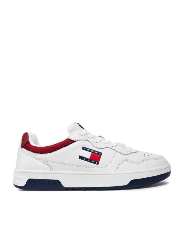 Tommy Jeans Сникърси (New)Tjm Cupsole Leather Ess EM0EM01443 Бял