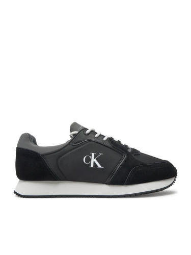 Calvin Klein Jeans Сникърси Retro Sock Runner Mg Wmm YM0YM01152 Черен