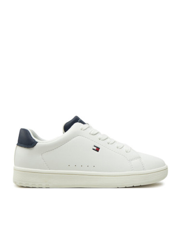 Tommy Hilfiger Сникърси Low Cut Lace-Up Sneaker T3X9-33848-1355 S Бял