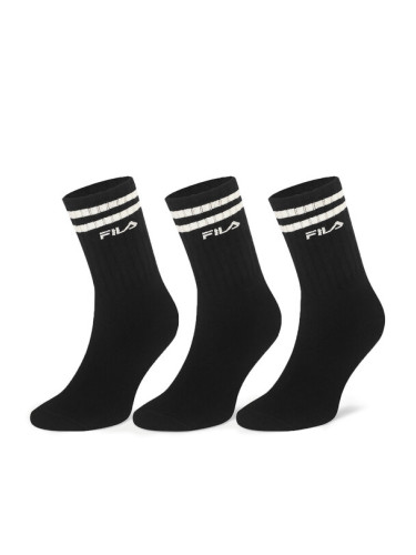 Fila Дълги чорапи F5603-AW24 (3-pack) Черен