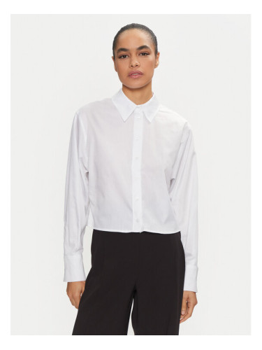Calvin Klein Риза K20K208068 Бял Regular Fit